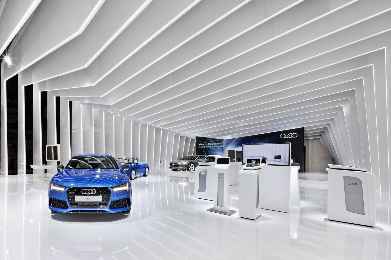 Audi Stand CES 2015 Las Vegas TDE Lighttech